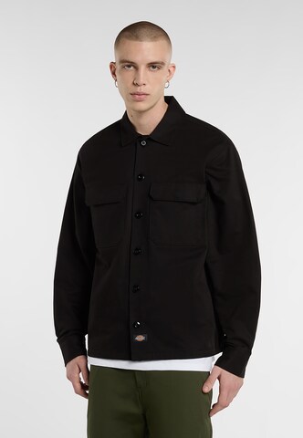 Veste mi-saison DICKIES en noir : devant
