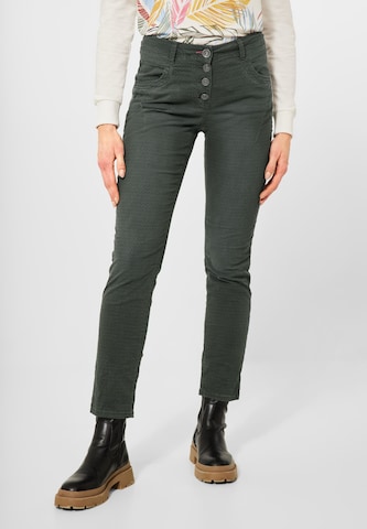 CECIL Regular Pants in Green: front