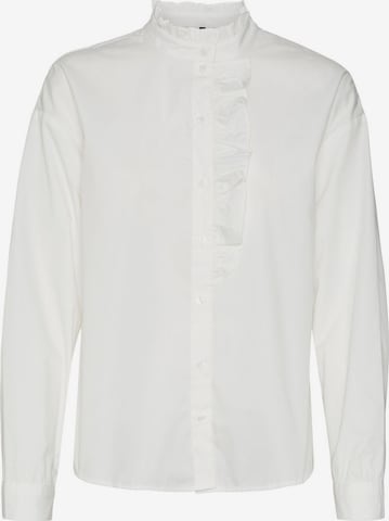 Chemisier VERO MODA en blanc : devant