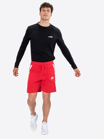 Regular Pantaloni de la Nike Sportswear pe roșu