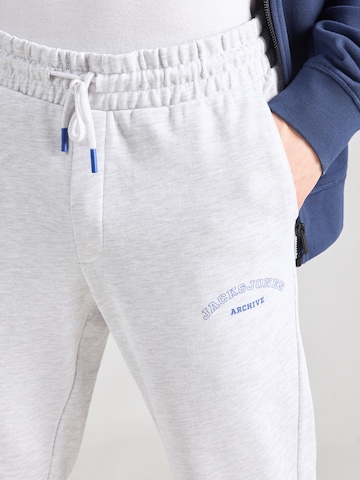 JACK & JONES Tapered Pants 'JPSTGORDON' in White