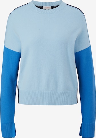 Pull-over s.Oliver en bleu : devant