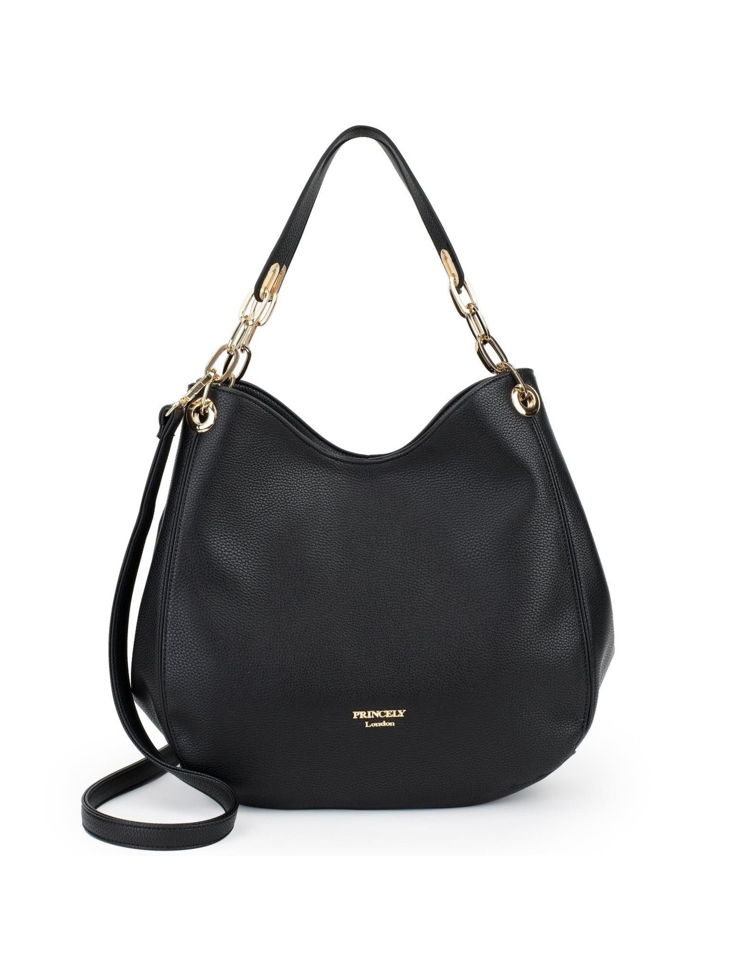 Princely London Håndtaske 'Lisa' i sort: forside