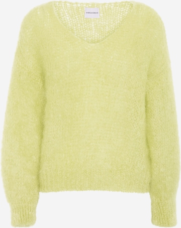 Pull-over oversize 'Milana Mohair' americandreams en jaune : devant