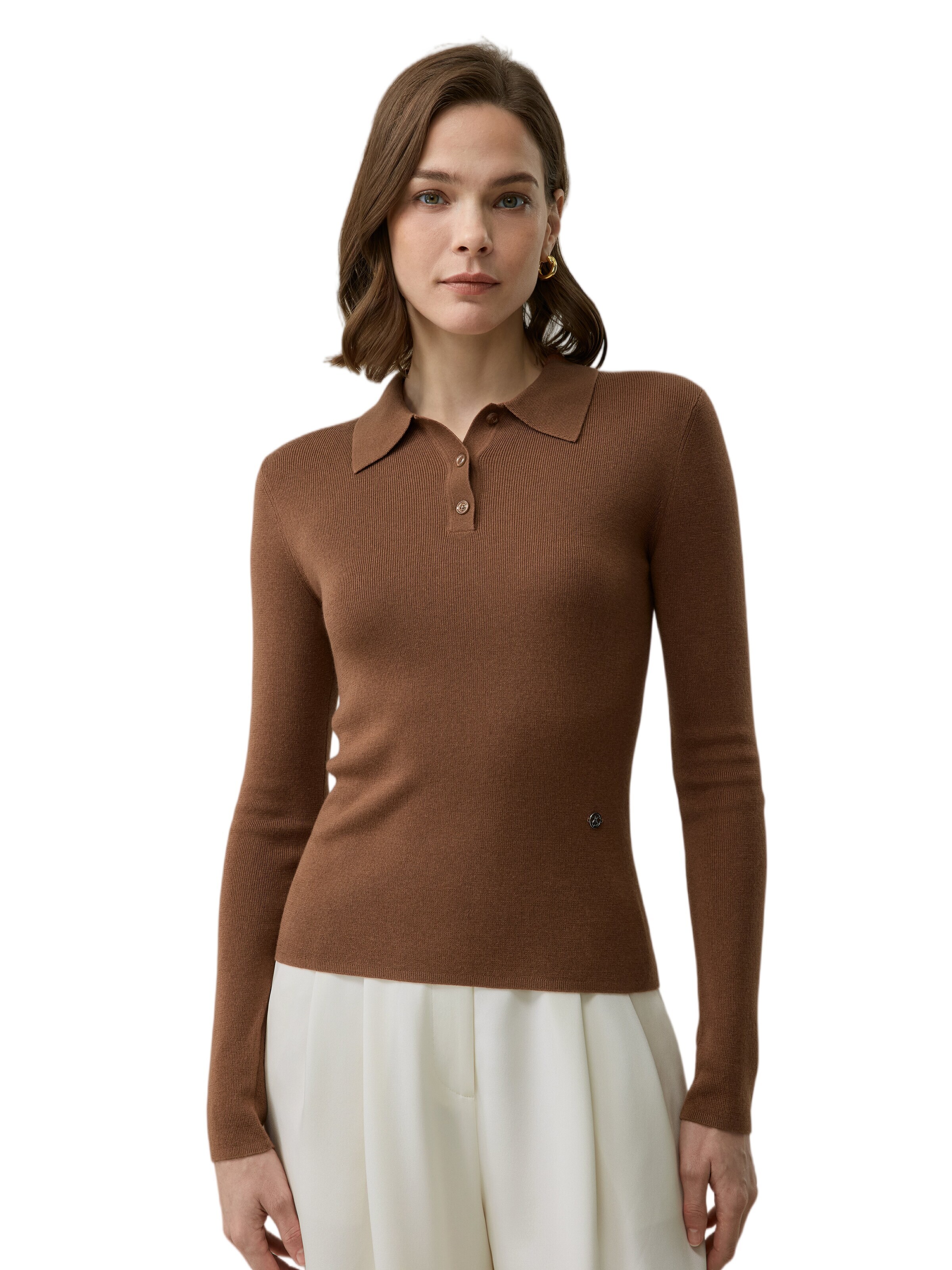 Lilysilk Trui in Bruin