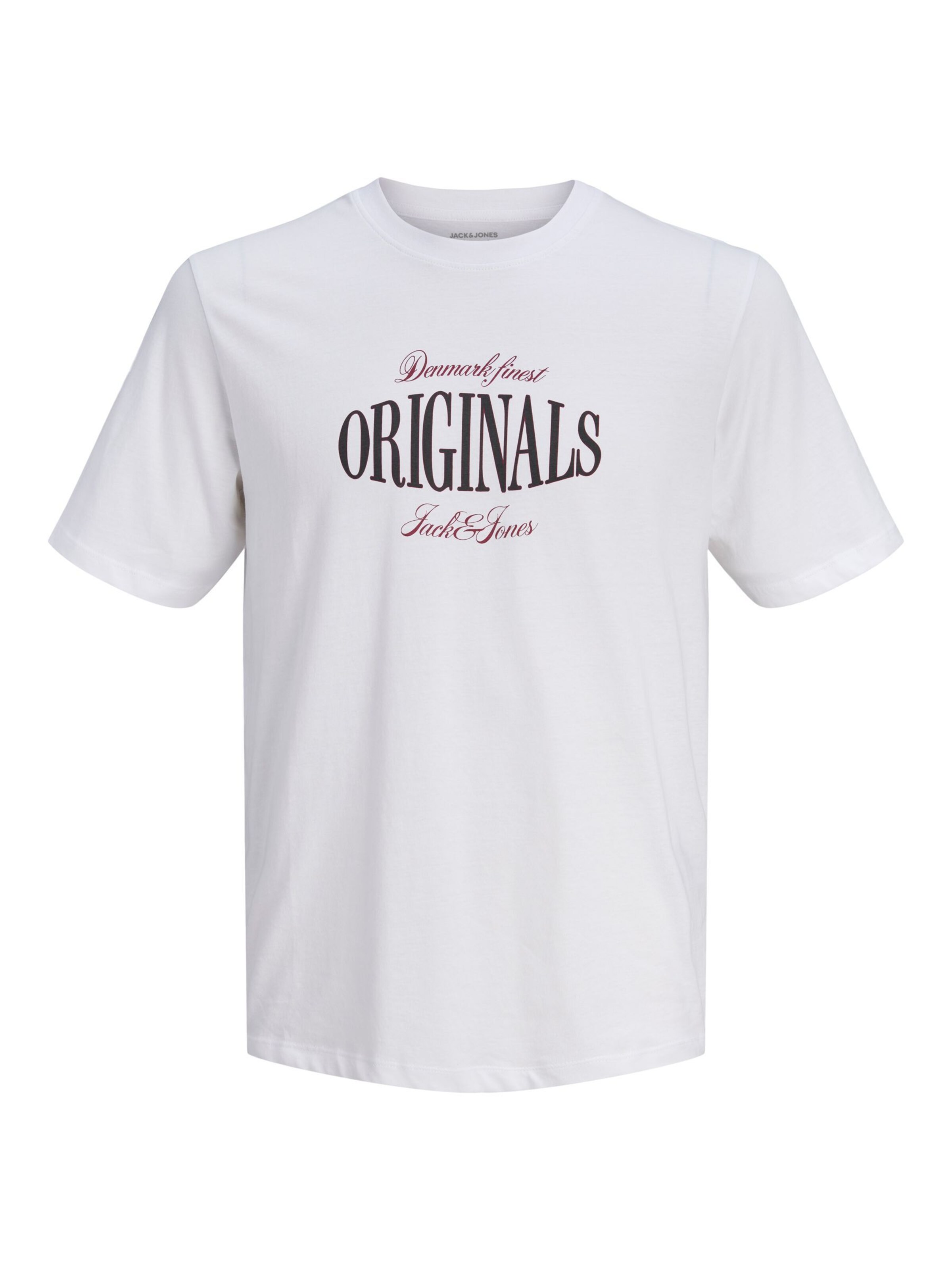 T-Shirt JACK & JONES en blanc : devant