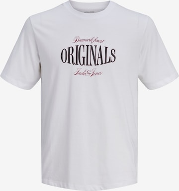 T-Shirt JACK & JONES en blanc : devant