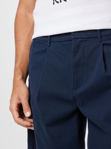 Abercrombie & Fitch Normální Kalhoty se sklady v pase – modrá