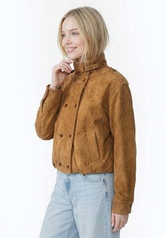 MYMO Between-Season Jacket in Brown