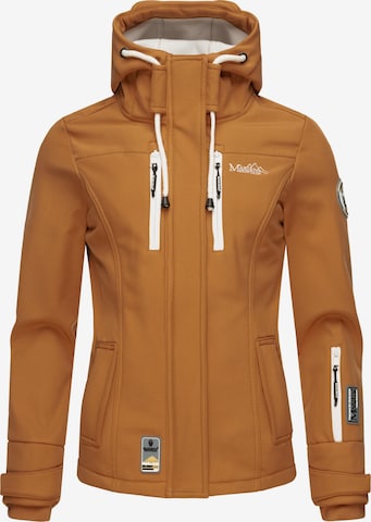 MARIKOO Weatherproof jacket 'Kleine Zicke' in Brown: front