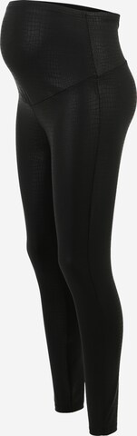 Only Maternity Skinny Leggings 'SANIRA' in Schwarz: predná strana