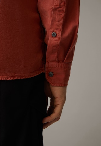 STRELLSON Regular fit Overhemd 'Carver' in Rood