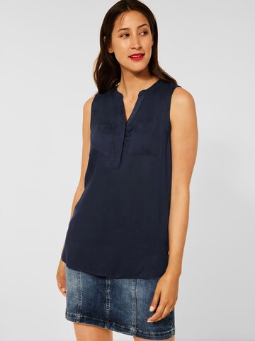 STREET ONE Blouse in Blue: front