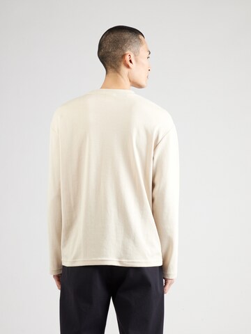 SELECTED HOMME Shirt 'SLHLOOSEOSCAR' in Beige