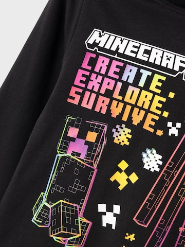 NAME IT Sweatshirt 'Jiz Minecraft' i sort