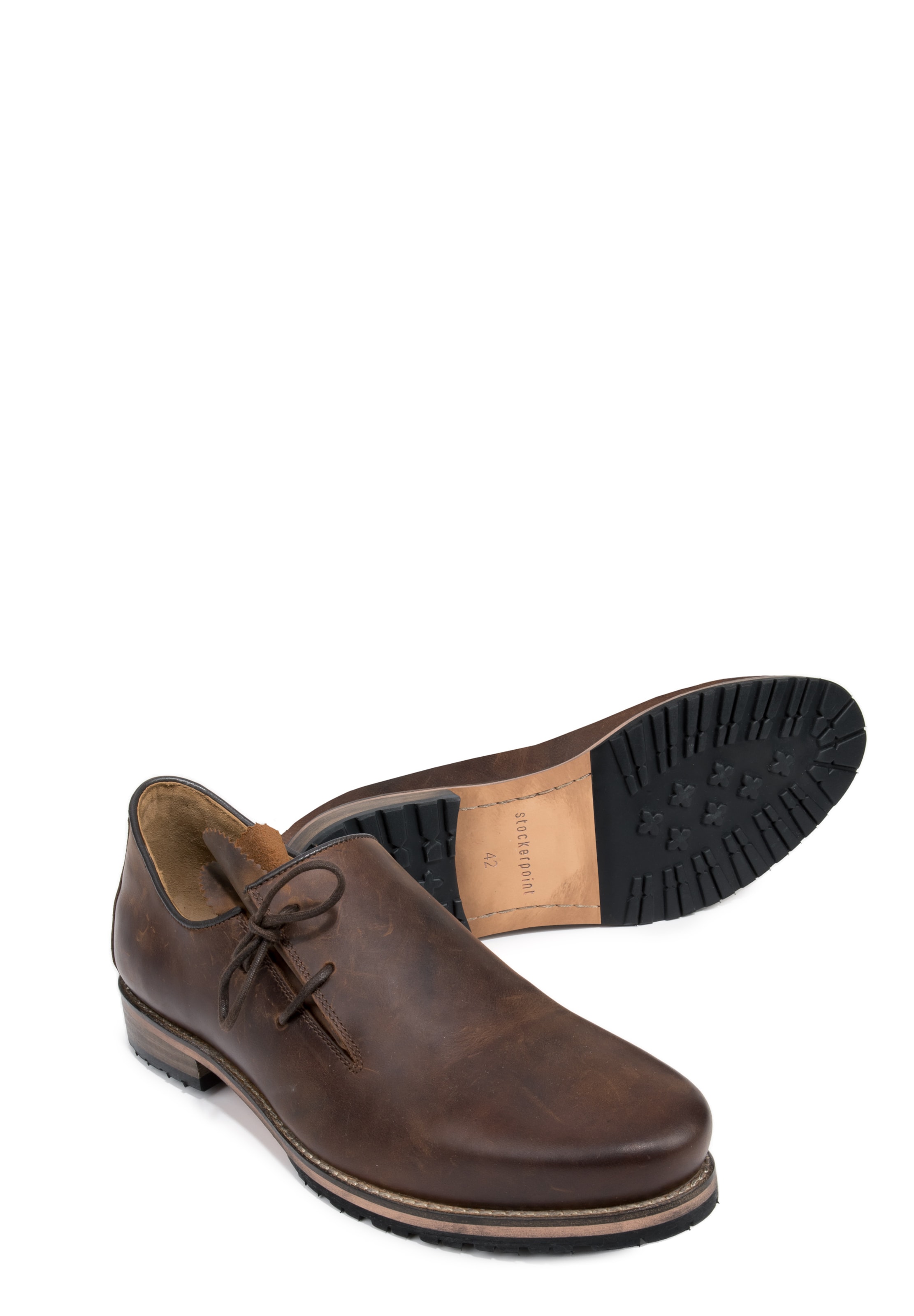 STOCKERPOINT Trachtenschuh 'Holmes' in Braun