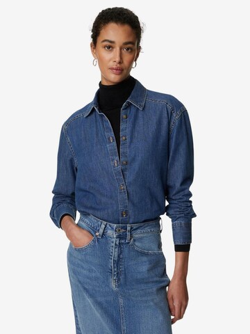 Marks & Spencer Blouse in Blauw: voorkant