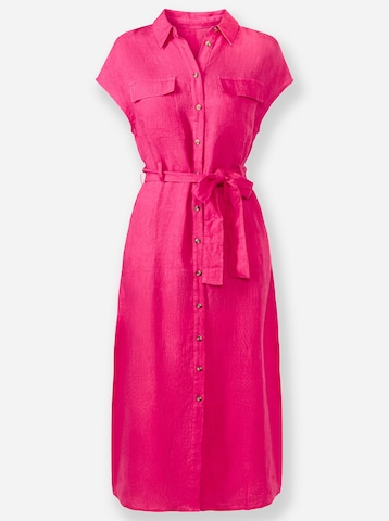 heine Shirt Dress in Pink: front