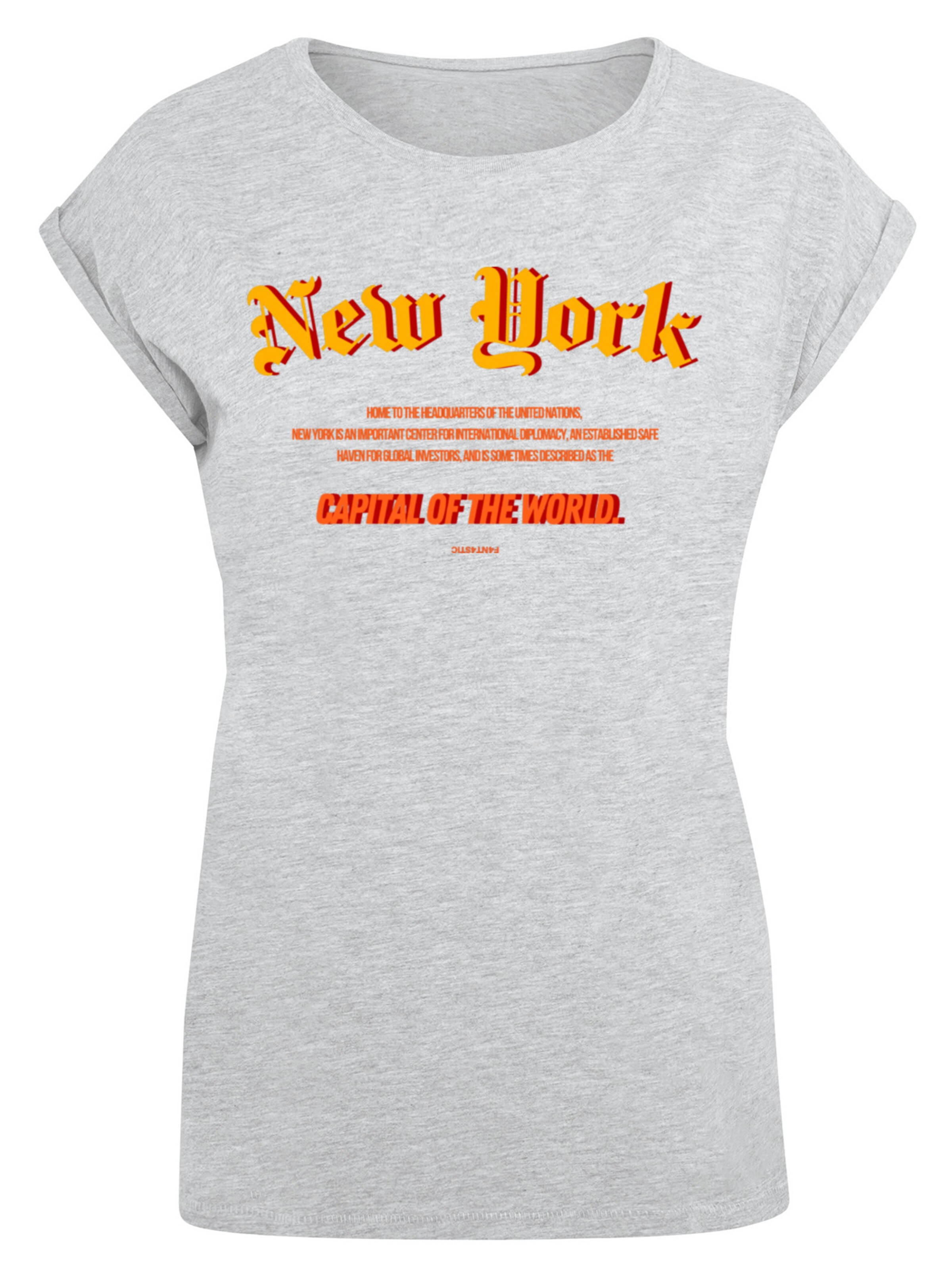 T-shirt 'New York COTW' F4NT4STIC en gris : devant