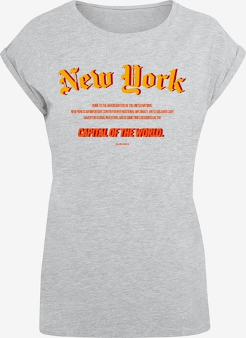 T-shirt 'New York COTW' F4NT4STIC en gris : devant