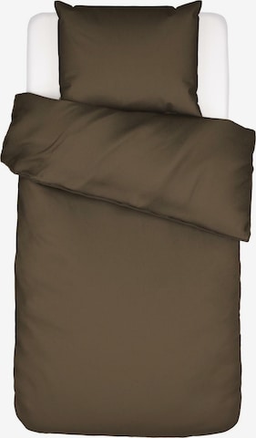 ESSENZA Duvet Cover 'Minte' in Brown: front