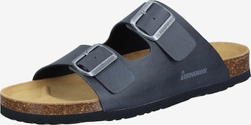 DR. BRINKMANN Mules 'Bonillo' in Grey: front