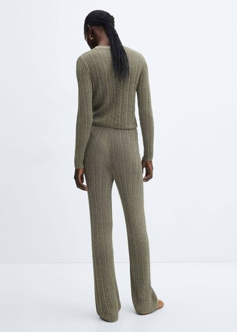 MANGO Loosefit Broek 'Flash' in Groen