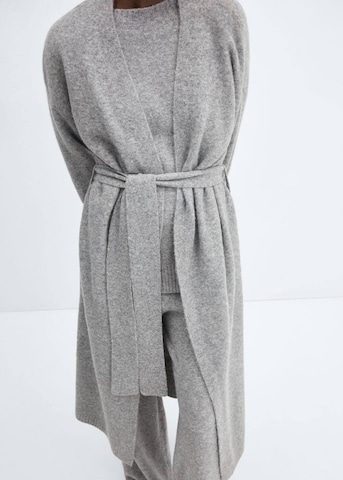 MANGO Knit Cardigan 'Camila' in Grey