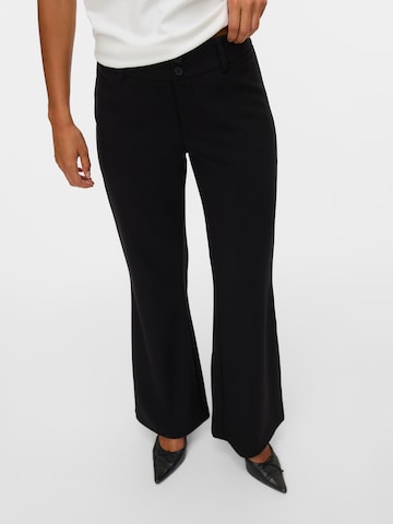 VERO MODA - Acampanado Pantalón 'VMINDIE' en negro: frente