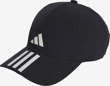 ADIDAS PERFORMANCE Athletic Cap in Black: front