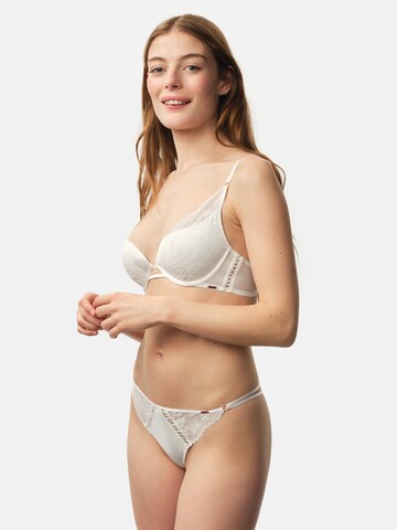 Dorina T-shirt BH i beige: forside