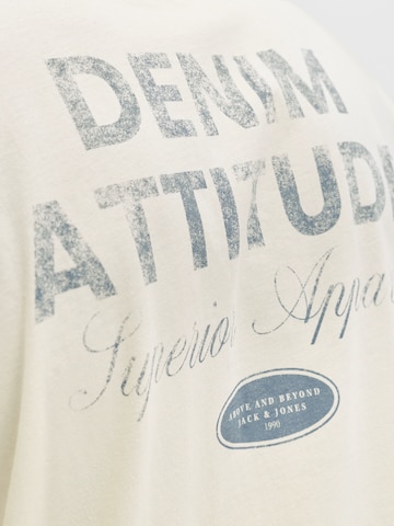 Jack & Jones Plus T-Shirt 'JJEDover' in Weiß