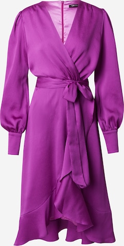 purpurinė SWING Kokteilinė suknelė: priekis