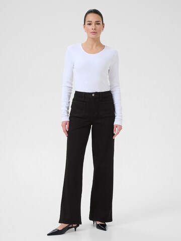 Kaffe Wide leg Jeans 'KABrook' in Black