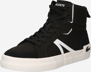 Baskets hautes LACOSTE en noir : devant