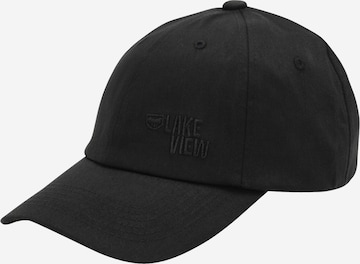 Lake View Cap in Black: front