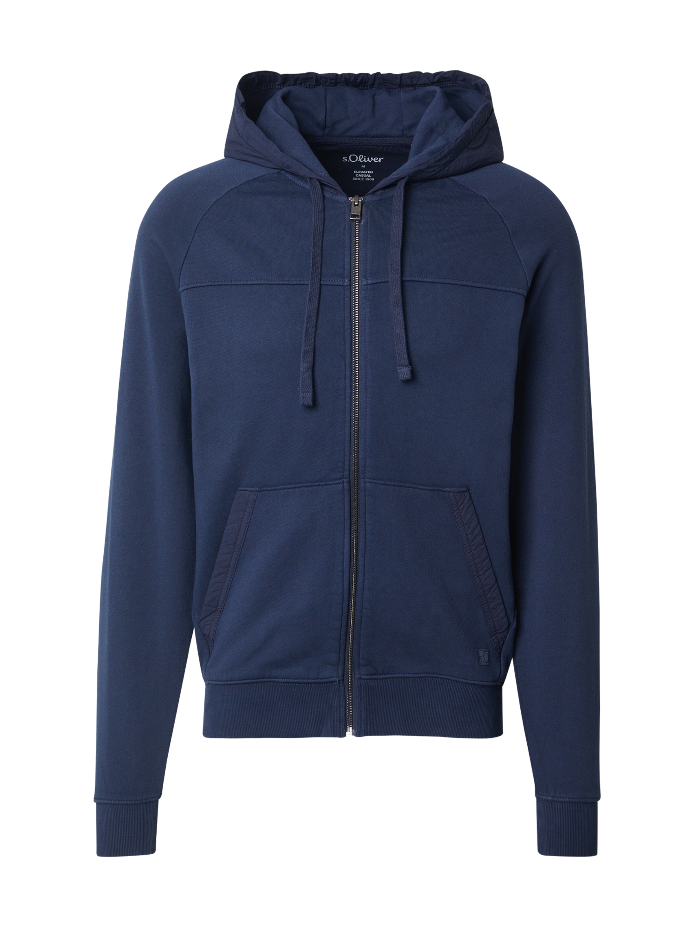 s.Oliver Sweatjacke in Blau: Vorderseite
