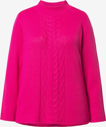 Ulla Popken Sweater in Pink: front
