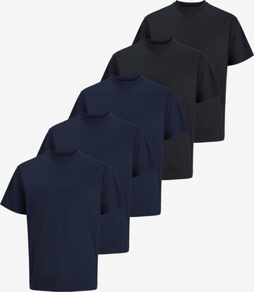 JACK & JONES Shirt 'Organic Relaxed' in Blue: front