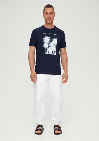 T-Shirt s.Oliver en bleu : devant