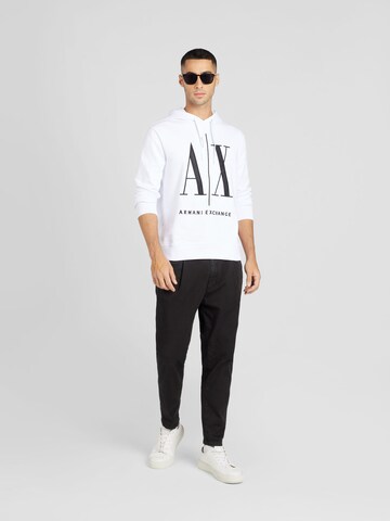 ARMANI EXCHANGE Sweatshirt in Weiß