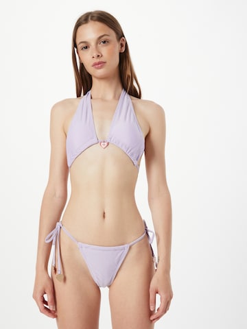 Nasty Gal Triangel Bikini in Lila: voorkant
