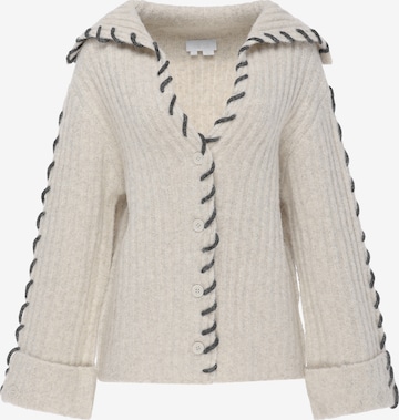 usha WHITE LABEL - Cárdigan en beige: frente