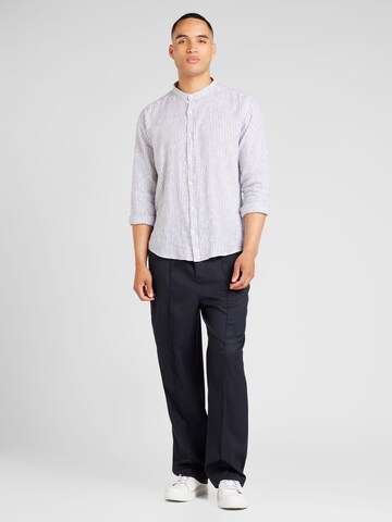 QS Regular Fit Hemd in Grau