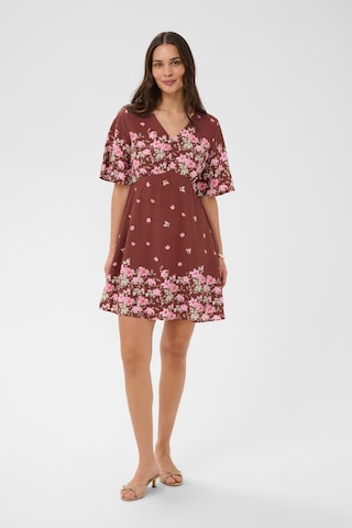 Kaffe Šaty 'KArosine' – hnědá