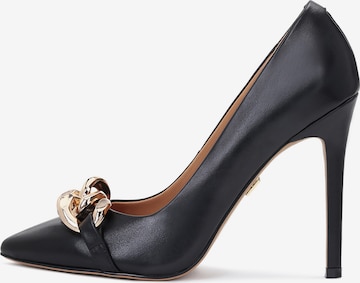 Kazar Pumps i svart: forside