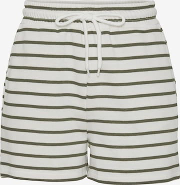 PIECES Shorts 'PCChilli' in Weiß: Vorderseite