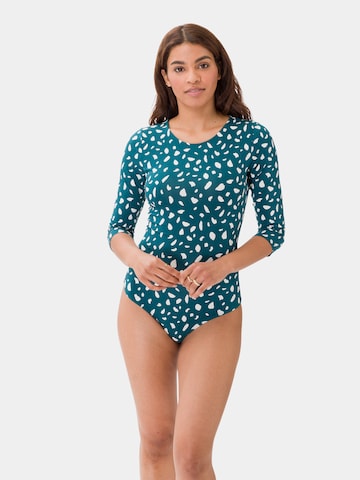 Shirtbody 'Alena' Les Lunes en bleu : devant