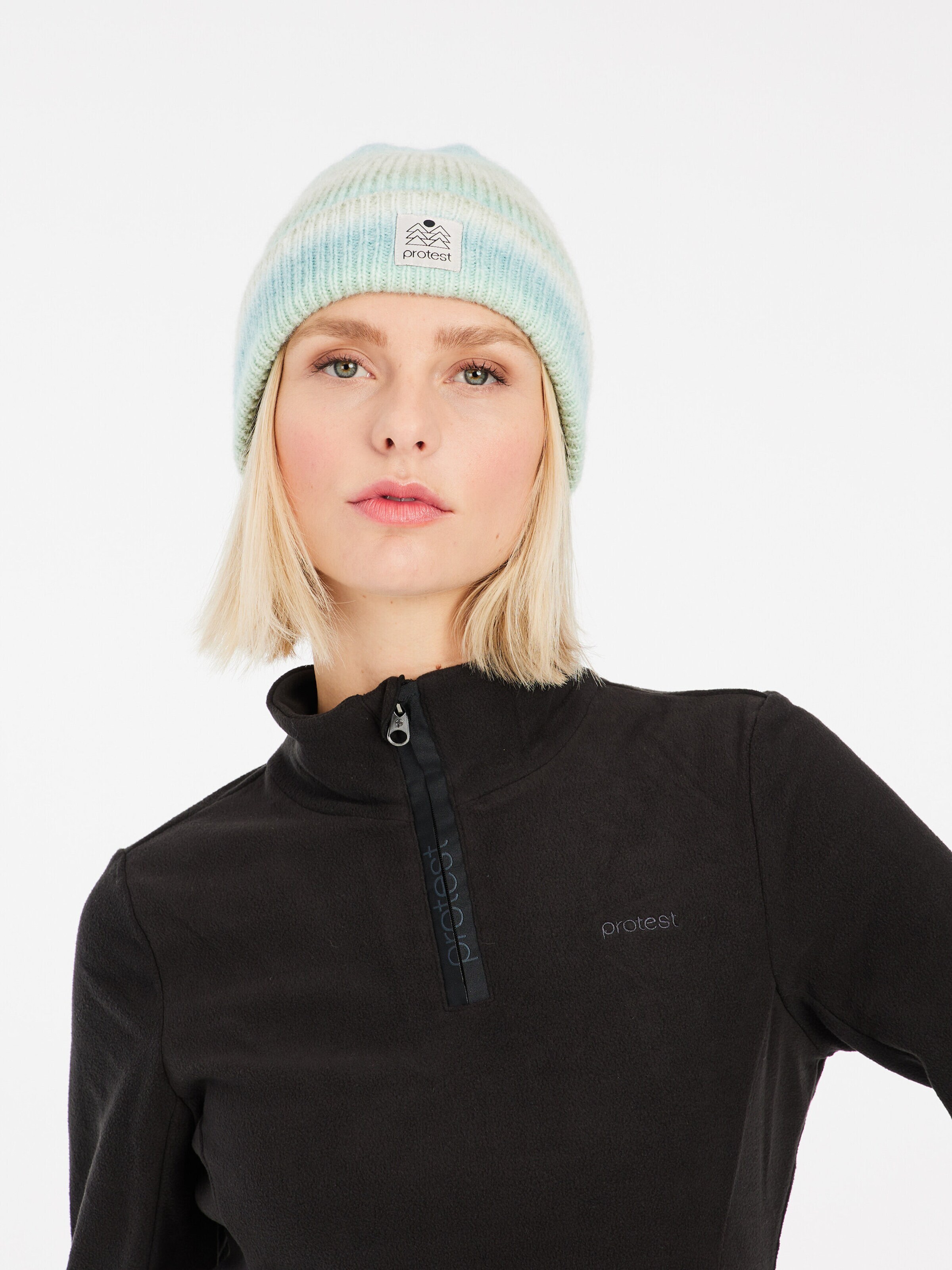 PROTEST Athletic Sweatshirt 'MUTEZ' in Black
