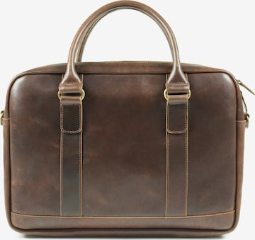 Buckle & Seam Document Bag 'Everett' in Brown